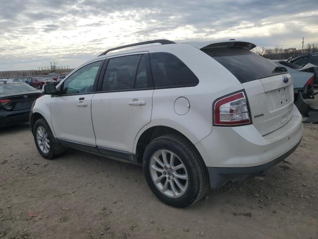 2FMDK4JC8ABB01391 - 2010 FORD EDGE SEL WHITE photo 2