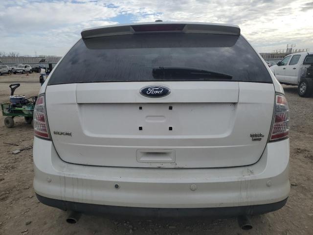 2FMDK4JC8ABB01391 - 2010 FORD EDGE SEL WHITE photo 6