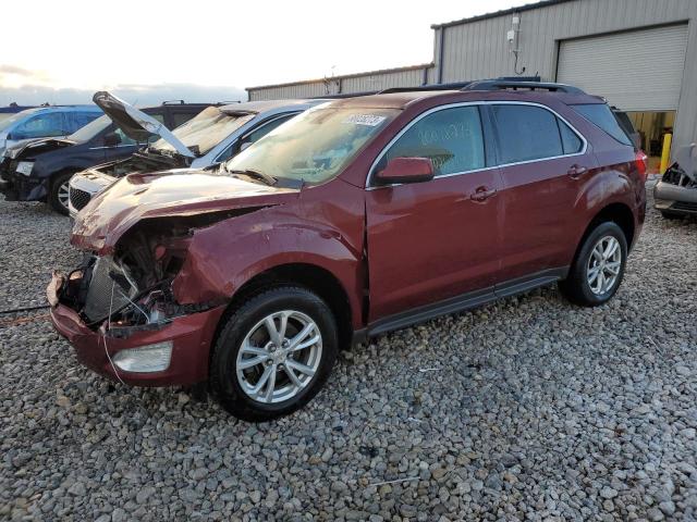 2GNALCEK1H1565159 - 2017 CHEVROLET EQUINOX LT BURGUNDY photo 1