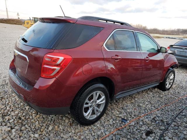 2GNALCEK1H1565159 - 2017 CHEVROLET EQUINOX LT BURGUNDY photo 3