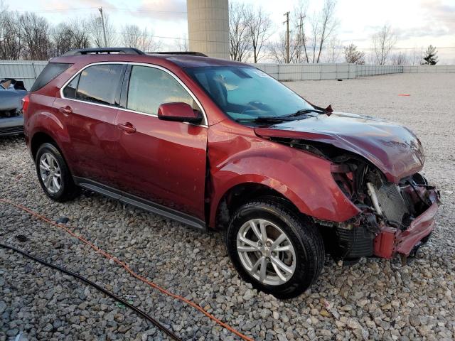 2GNALCEK1H1565159 - 2017 CHEVROLET EQUINOX LT BURGUNDY photo 4