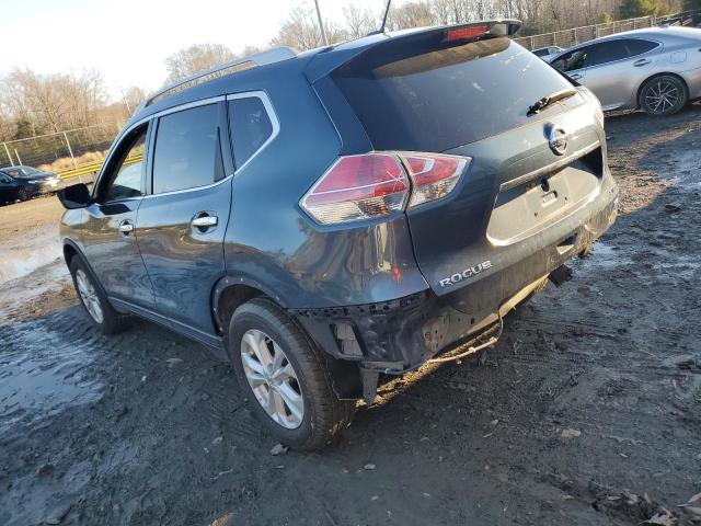 5N1AT2MV4EC793768 - 2014 NISSAN ROGUE S GRAY photo 2