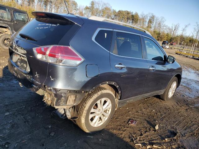 5N1AT2MV4EC793768 - 2014 NISSAN ROGUE S GRAY photo 3