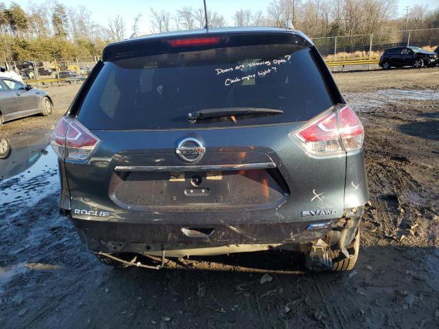 5N1AT2MV4EC793768 - 2014 NISSAN ROGUE S GRAY photo 6