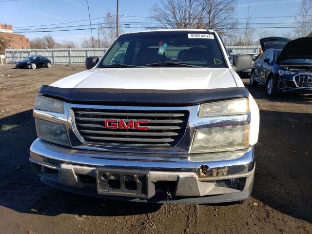 1GTDT136158170682 - 2005 GMC CANYON WHITE photo 5