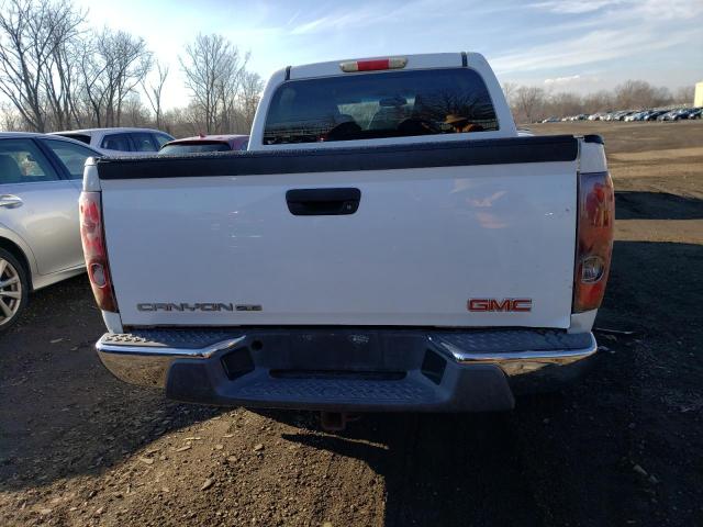 1GTDT136158170682 - 2005 GMC CANYON WHITE photo 6