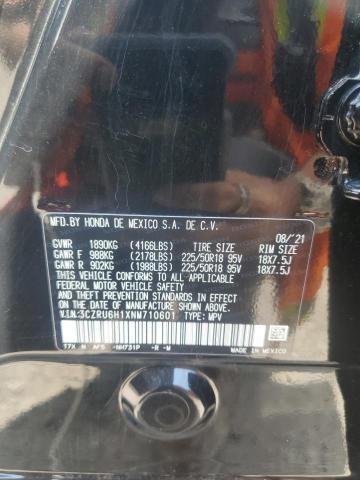 3CZRU6H1XNM710601 - 2022 HONDA HR-V SPORT 黑色 照片 13