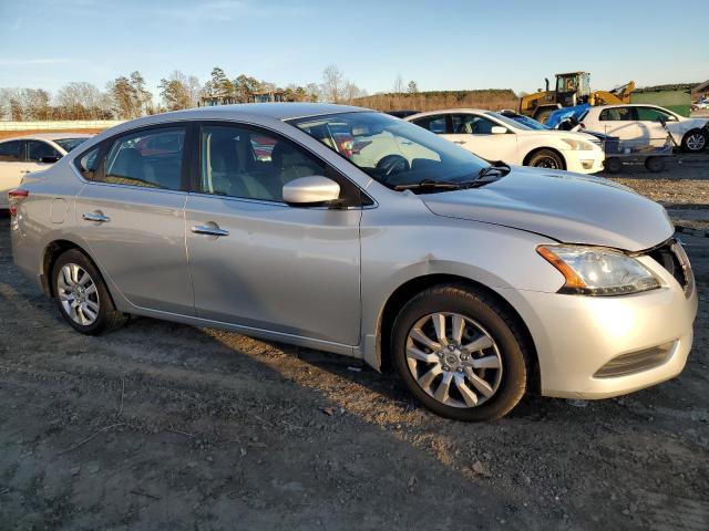 3N1AB7AP6EY330549 - 2014 NISSAN SENTRA S GRAY photo 4