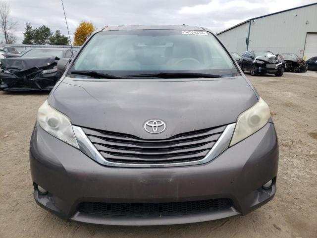 5TDYK3DC3CS221628 - 2012 TOYOTA SIENNA XLE GRAY photo 5