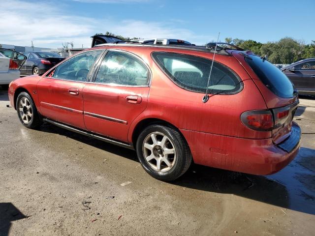 1FAFP582XYG136413 - 2000 FORD TAURUS WAG SE RED photo 2