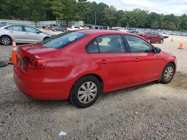 3VW2K7AJ5EM209707 - 2014 VOLKSWAGEN JETTA BASE RED photo 3