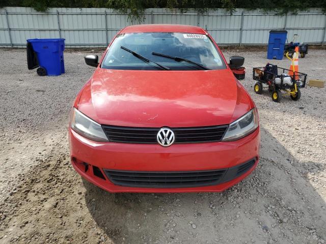 3VW2K7AJ5EM209707 - 2014 VOLKSWAGEN JETTA BASE RED photo 5