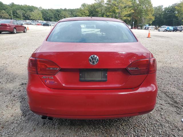 3VW2K7AJ5EM209707 - 2014 VOLKSWAGEN JETTA BASE RED photo 6