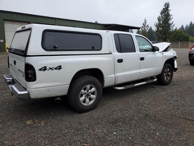 1D7HG48N83S276513 - 2003 DODGE DAKOTA QUAD SLT WHITE photo 3