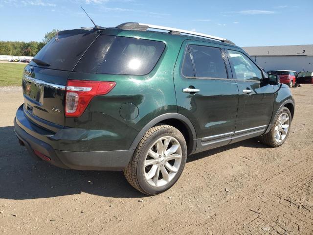 1FM5K8D8XDGC18339 - 2013 FORD EXPLORER XLT მწვანე ფოტო 3