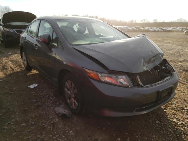 19XFB2F57CE034953 - 2012 HONDA CIVIC LX GRAY photo 4