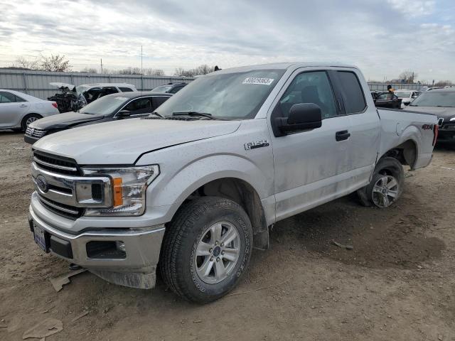 1FTFX1E59KKE79025 - 2019 FORD F150 SUPER CAB GRAY photo 1