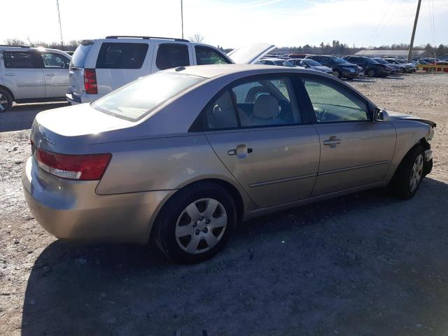 5NPET46C88H370617 - 2008 HYUNDAI SONATA GLS TAN photo 3