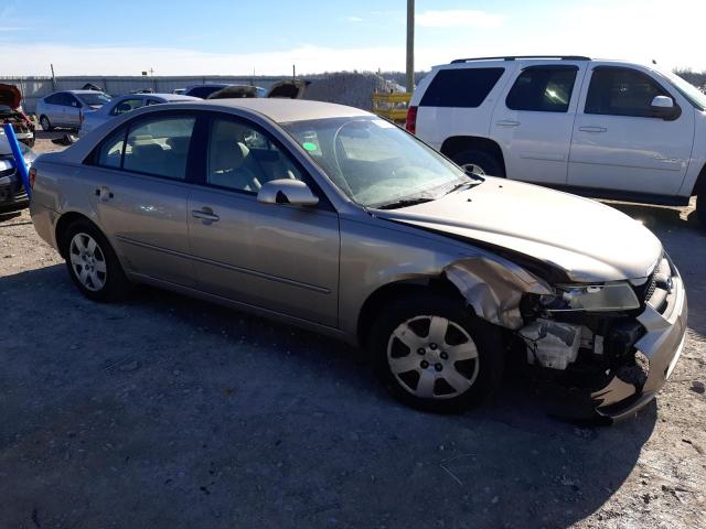 5NPET46C88H370617 - 2008 HYUNDAI SONATA GLS TAN photo 4