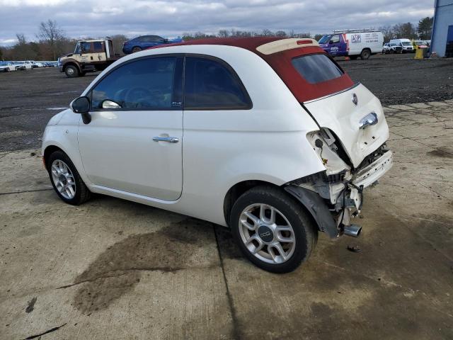 3C3CFFDR6CT328526 - 2012 FIAT 500 POP WHITE photo 2