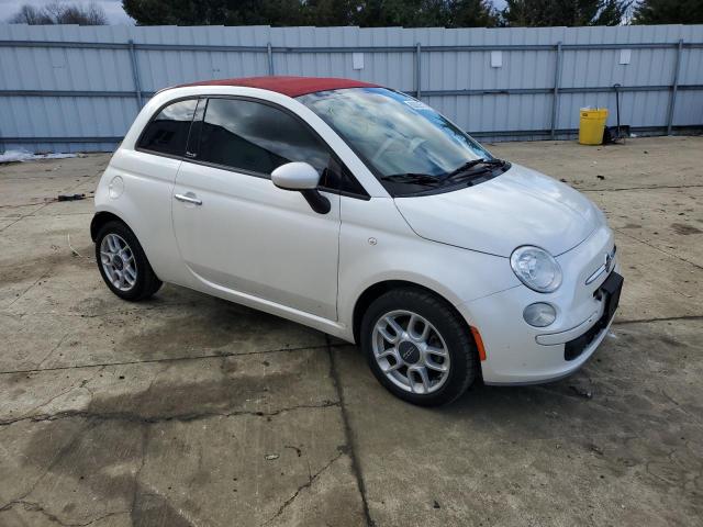 3C3CFFDR6CT328526 - 2012 FIAT 500 POP WHITE photo 4