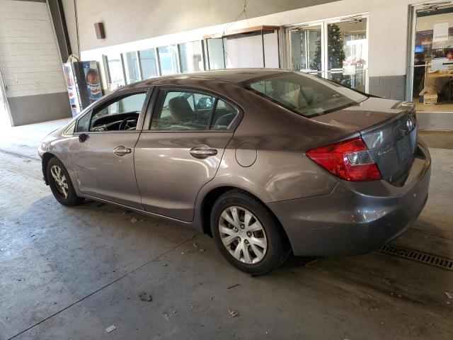 19XFB2F59CE336096 - 2012 HONDA CIVIC LX BROWN photo 2