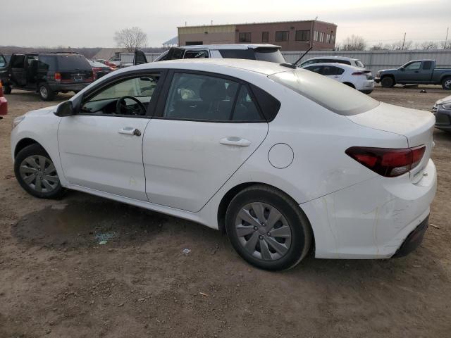 3KPA24AD4LE311613 - 2020 KIA RIO LX WHITE photo 2