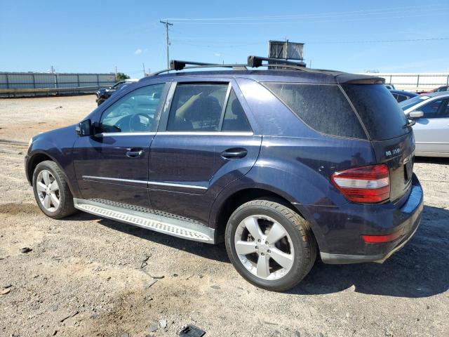 4JGBB8GB4BA674475 - 2011 MERCEDES-BENZ ML 350 4MATIC BLUE photo 2