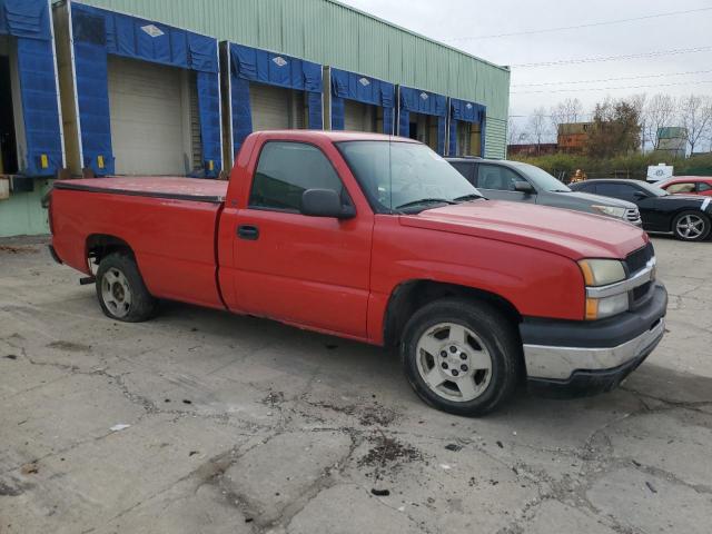 1GCEC14X45Z338059 - 2005 CHEVROLET SILVERADO C1500 RED photo 4