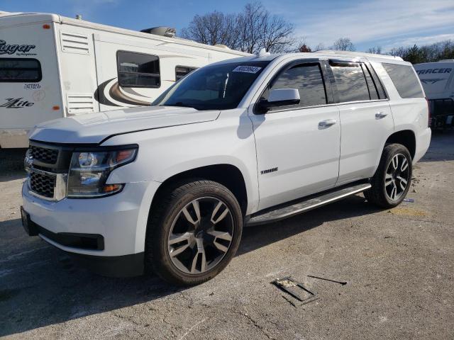 1GNSKBKC2KR178259 - 2019 CHEVROLET TAHOE K1500 LT WHITE photo 1