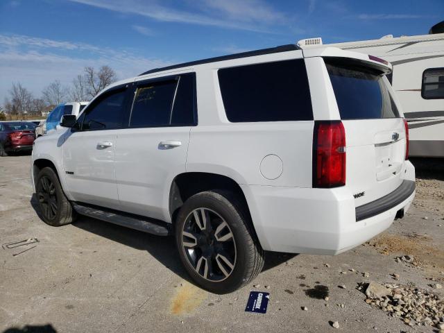 1GNSKBKC2KR178259 - 2019 CHEVROLET TAHOE K1500 LT WHITE photo 2