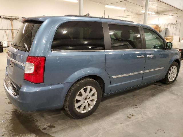 2C4RC1CG8CR106610 - 2012 CHRYSLER TOWN & COU TOURING L BLUE photo 3