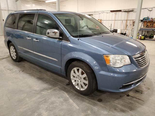 2C4RC1CG8CR106610 - 2012 CHRYSLER TOWN & COU TOURING L BLUE photo 4