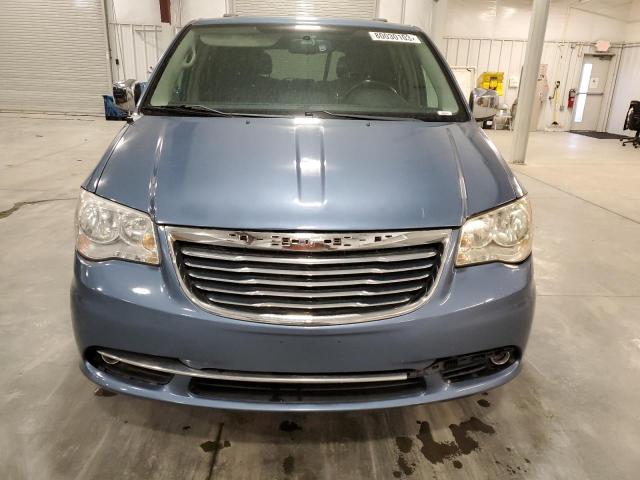 2C4RC1CG8CR106610 - 2012 CHRYSLER TOWN & COU TOURING L BLUE photo 5