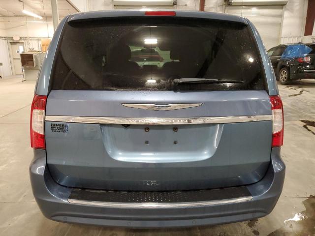 2C4RC1CG8CR106610 - 2012 CHRYSLER TOWN & COU TOURING L BLUE photo 6
