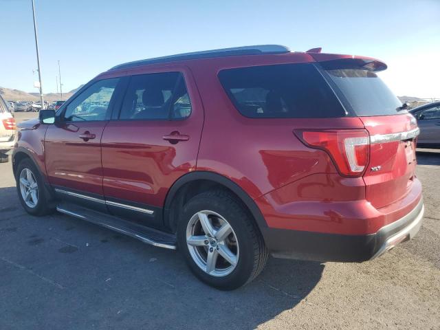 1FM5K8D86HGE41841 - 2017 FORD EXPLORER XLT RED photo 2
