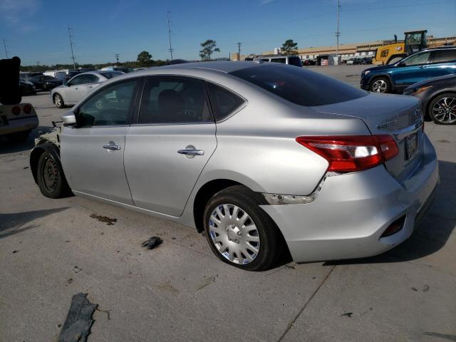 3N1AB7AP3HL638392 - 2017 NISSAN SENTRA S SILVER photo 2