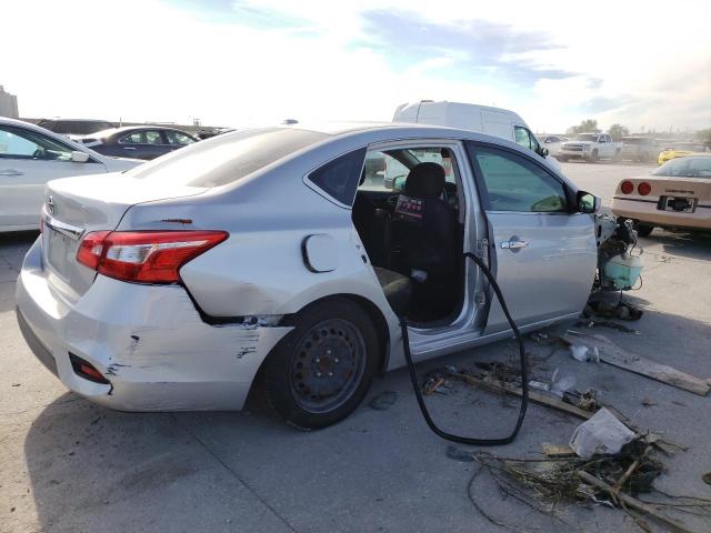 3N1AB7AP3HL638392 - 2017 NISSAN SENTRA S SILVER photo 3