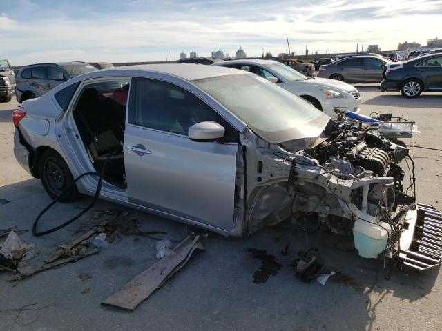 3N1AB7AP3HL638392 - 2017 NISSAN SENTRA S SILVER photo 4