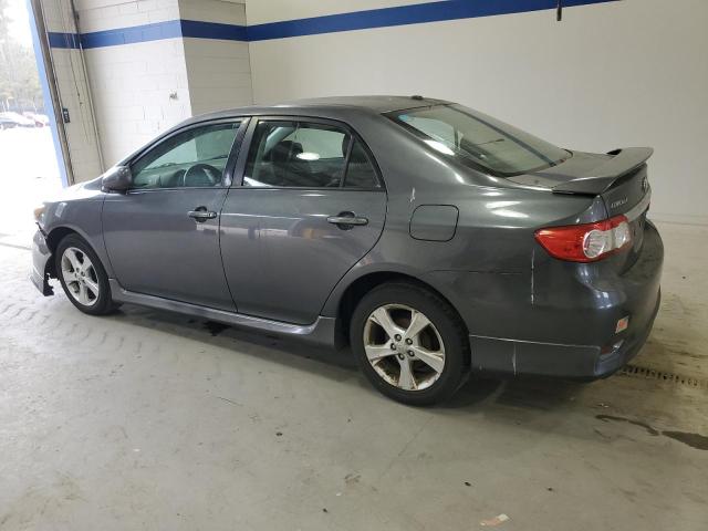 2T1BU4EE7BC609121 - 2011 TOYOTA COROLLA BASE GRAY photo 2