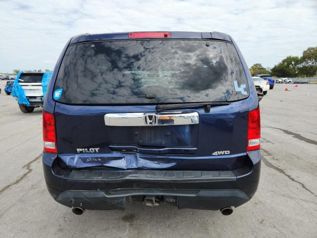 5FNYF4H66DB025722 - 2013 HONDA PILOT EXL 蓝色 照片 6