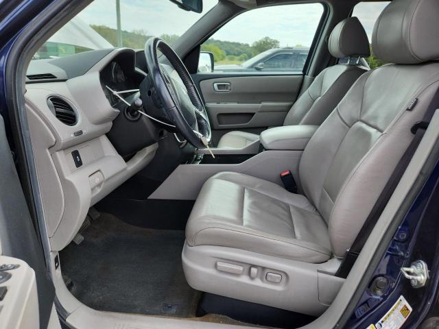 5FNYF4H66DB025722 - 2013 HONDA PILOT EXL 蓝色 照片 7