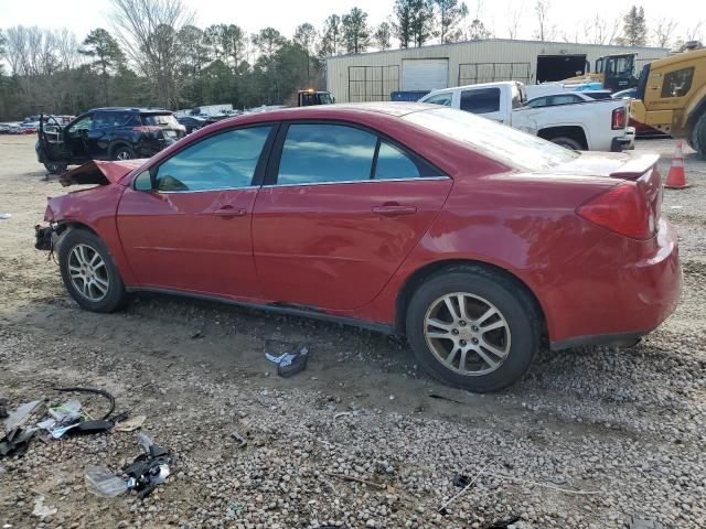 1G2ZF55B464179162 - 2006 PONTIAC G6 SE RED photo 2