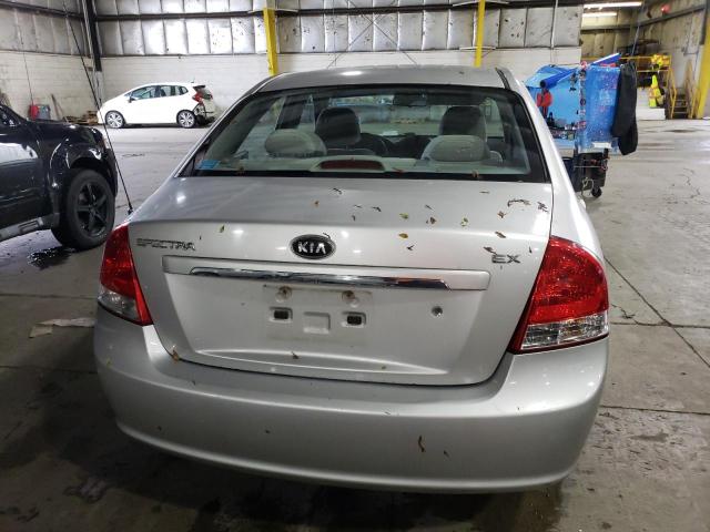 KNAFE121485551230 - 2008 KIA SPECTRA EX SILVER photo 6