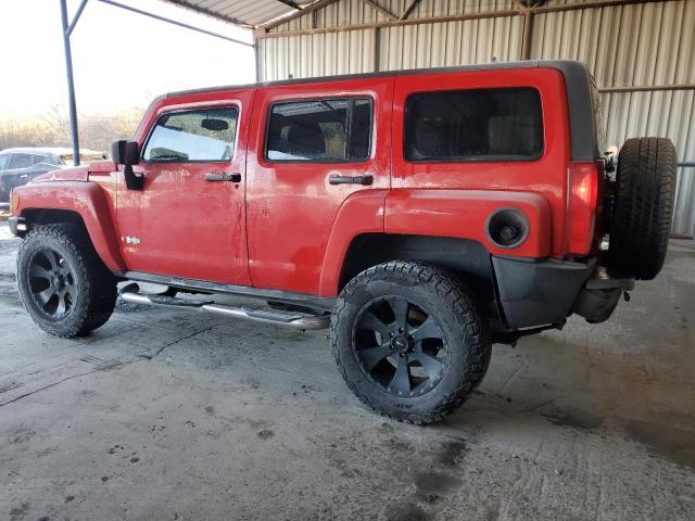 5GTDN136368141477 - 2006 HUMMER H3 RED photo 2