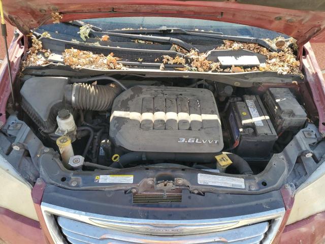 2C4RC1BG7CR350959 - 2012 CHRYSLER TOWN & COU TOURING Bordo foto 12