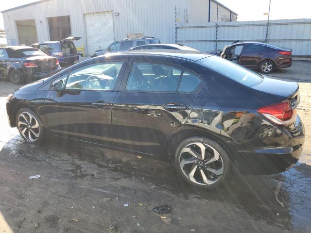 2HGFB2F57DH587349 - 2013 HONDA CIVIC LX BLACK photo 2