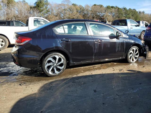 2HGFB2F57DH587349 - 2013 HONDA CIVIC LX BLACK photo 3