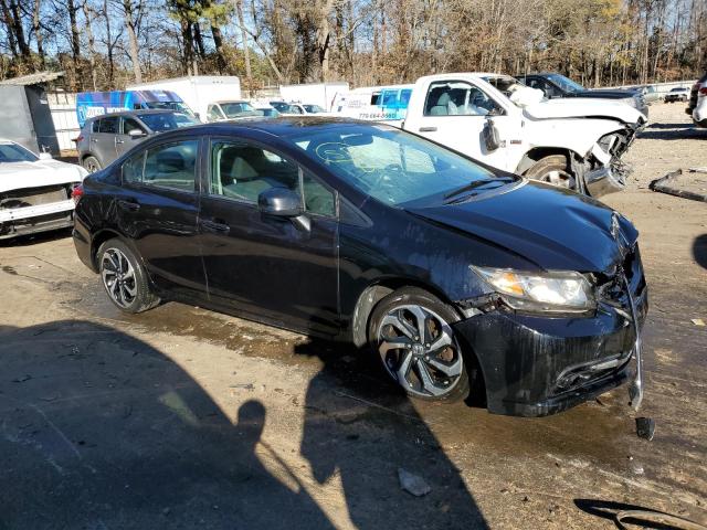 2HGFB2F57DH587349 - 2013 HONDA CIVIC LX BLACK photo 4