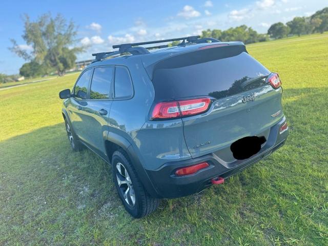 1C4PJMBS1FW529559 - 2015 JEEP CHEROKEE TRAILHAWK GRAY photo 3